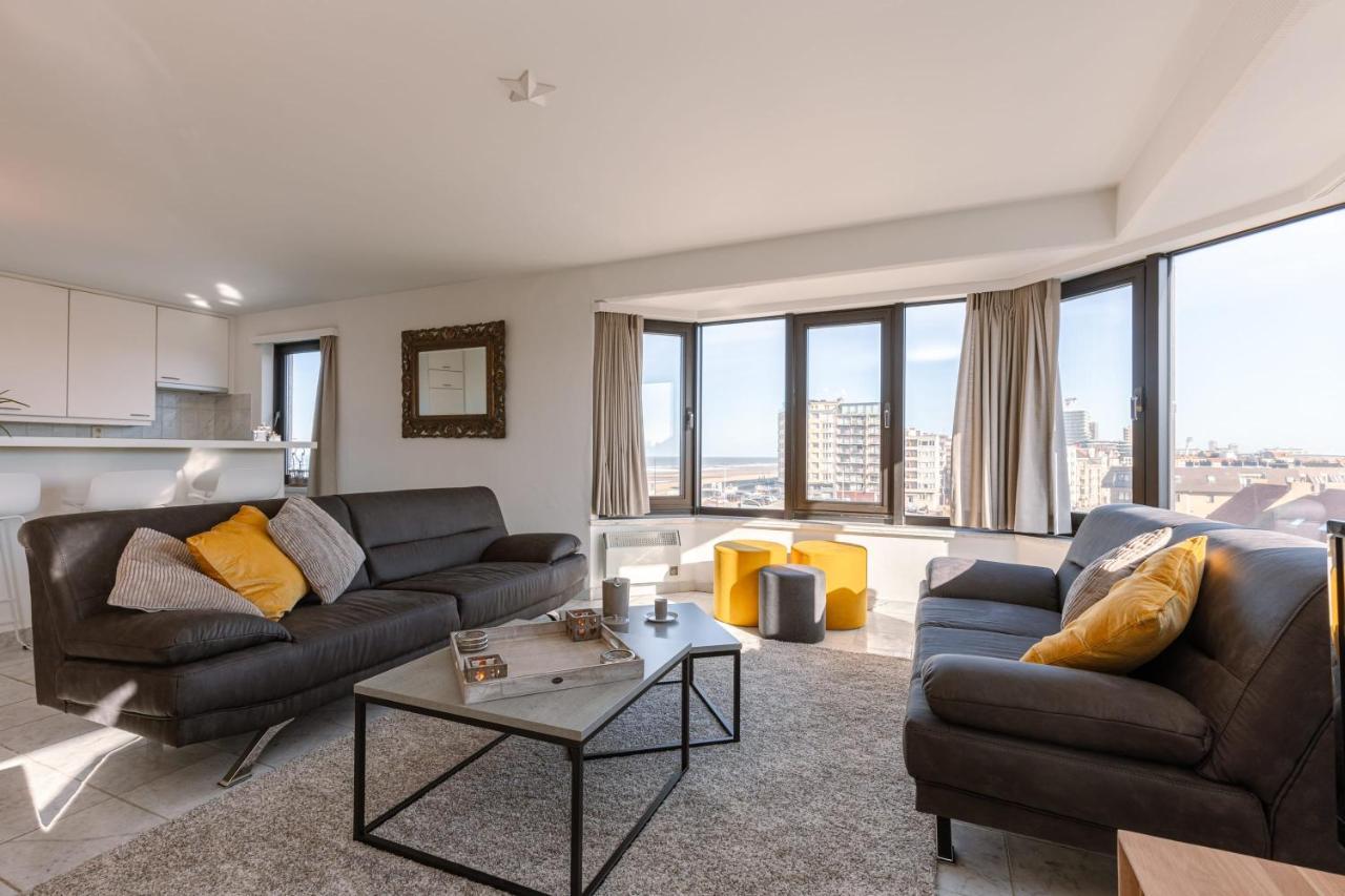 Huswell - Spacious & Modern Sea View Apartment With Garage ออสเทนด์ ภายนอก รูปภาพ
